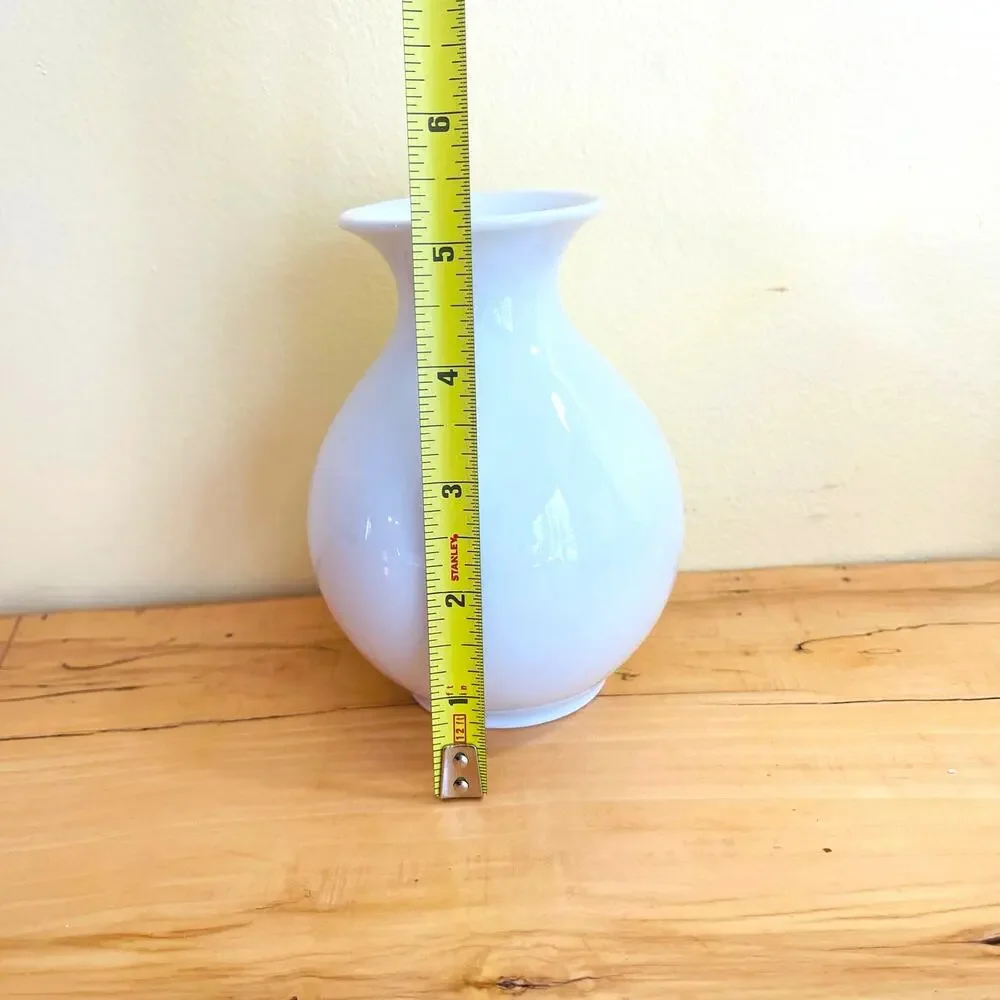 Vtg Mid-Century Vase Bulbous Fürstenberg Siegfried Möller Germany Minimalist